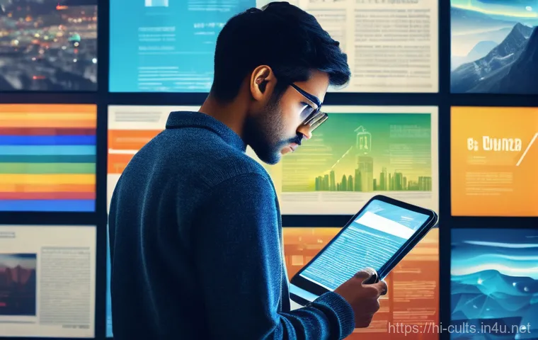 이단 연구 기관의 역할 - **Critical Thinking in the Digital Age**
    A young adult, of Indian ethnicity, fully clothed in mo...